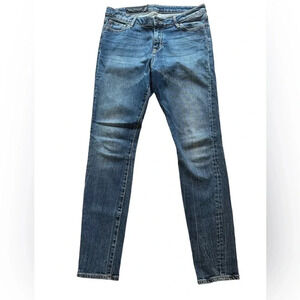 Armani Exchange Skinny Mid Rise Stretch Blue Jeans Size 28